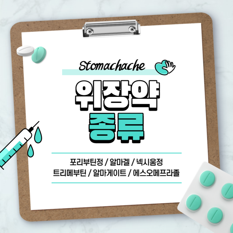  위장약 : 포리부틴정 알마겔 넥시움정 【#트리메부틴 #알마게이트 #에스오메프라졸 #포리부틴 #알마겔정 #넥시움】