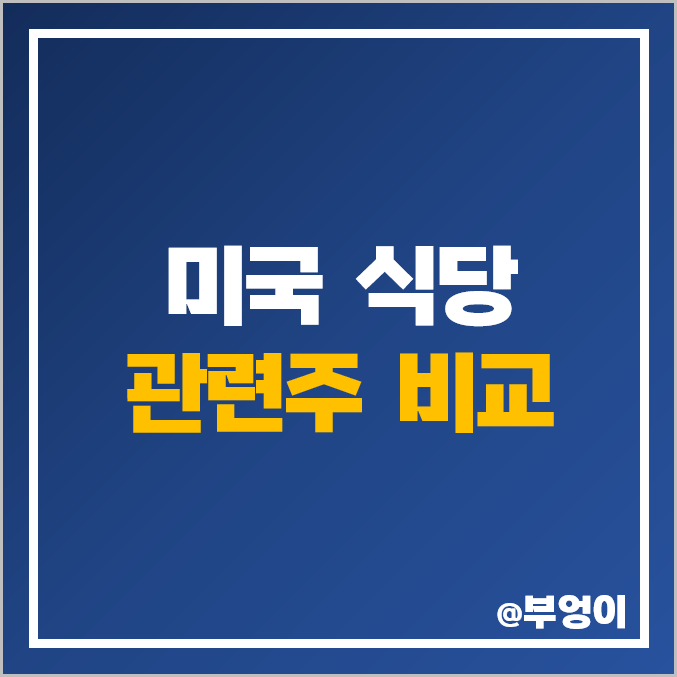 미국 음식점 프랜차이즈 관련주 비교 : 맥도날드 스타벅스 등 식당 주식 주기 PER EPS 배당금 시가총액 목표가 순위 미국 음식점 프랜차이즈 관련주 비교 : 맥도날드 스타벅스 등 식당 주식 주기 PER EPS 배당금 시가총액 목표가 순위