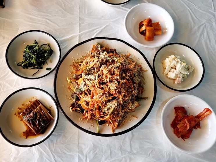  옥계 맛집 항구마차 가자미회무침
