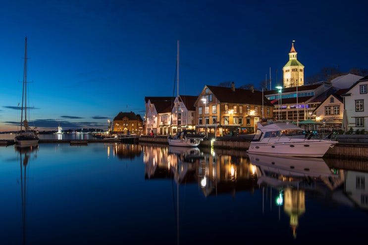 노르웨이 스타방에르 Stavanger 일몰 과 야경