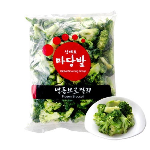  마당발 냉동 브로컬리 (1kg x 10개입) 야채 브로콜리 샐러드 업소용 식자재