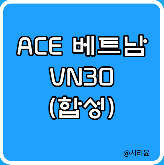  ACE 베트남VN30(합성) ETF 분석 (Ft. 베트남 ETF 및 ACE 베트남VN30선물블룸버그레버리지(H))