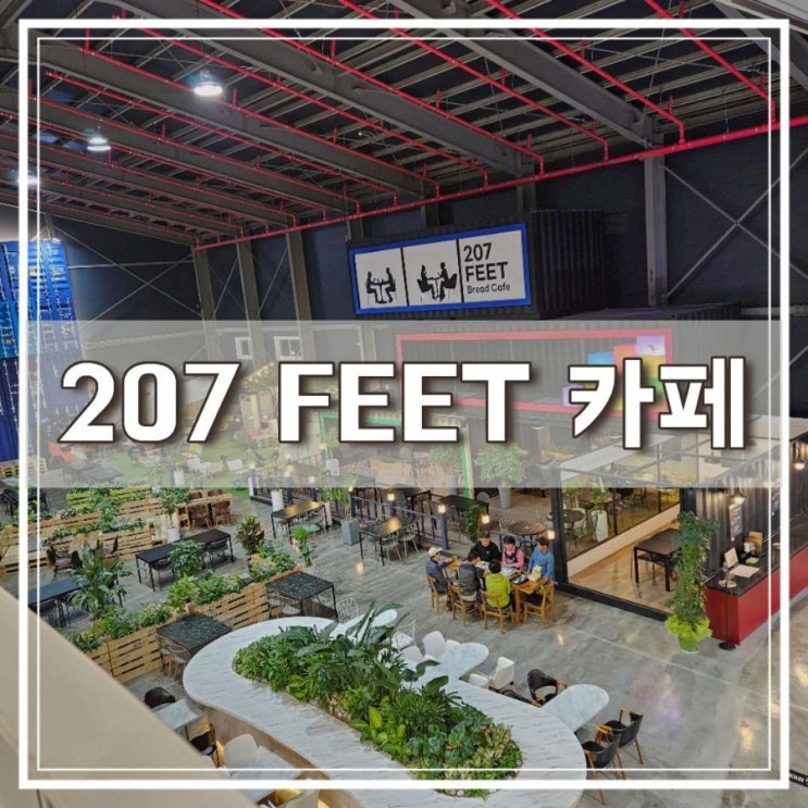 파주 핫플 대형카페 신상 베이커리 맛집 207FEET