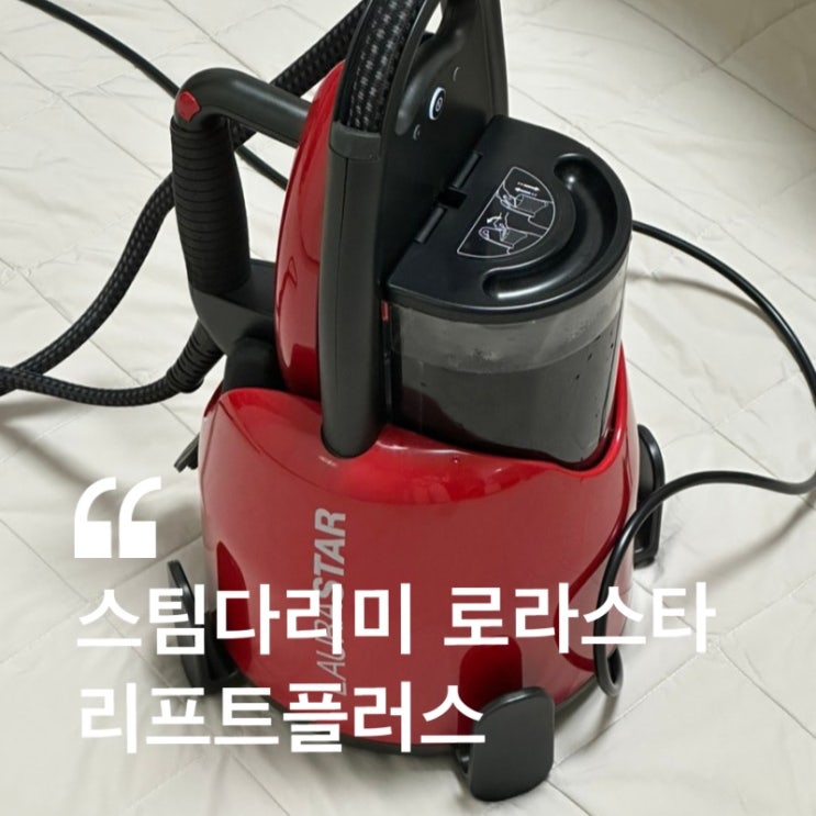  스팀다리미 로라스타 리프트플러스 레드 핸디형스티머 사용후기