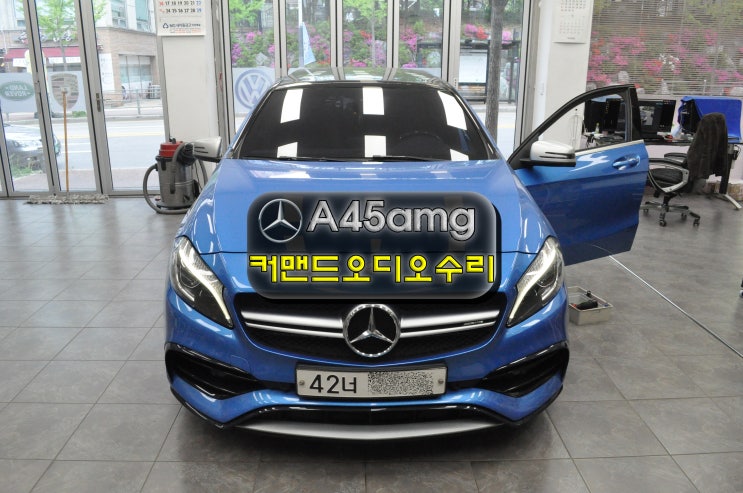  벤츠 A45 amg 전원고장  NTG5S1 CD 엔트리오디오 시동껐다 켜면 오디오 전원이 5~10분정도후 전원이 들어옴 메인보드 고장수리 - 수원테크