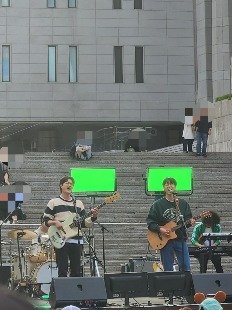 지구의 날 광화문 광장에서 만난 페퍼톤스 지구의 날 광화문 광장에서 만난 페퍼톤스
