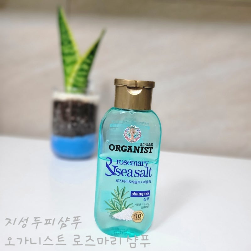 기름진 두피를 위한 딥클렌징샴푸 오가니스트 로즈마리 씨솔트 미셀라 샴푸