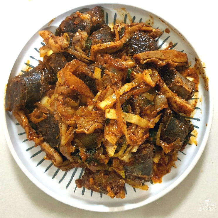  순대볶음 황금레시피 백선생 매콤 양념장 만드는법 곱창 대신 오소리감투