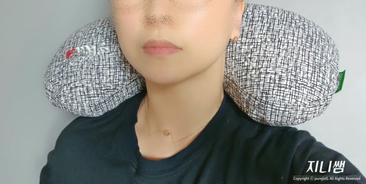  다나헬스패밀리 그래핀베개 거북목 일자목 경추베개 사용리뷰