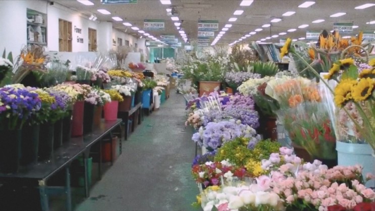 #3 꽃 시장에 