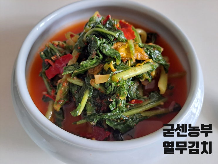 시원한국물이 일품, 굳센농부 열무김치추천! 시원한국물이 일품, 굳센농부 열무김치추천!