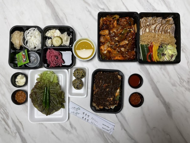  첨단맛집 백족발에서 족발포장