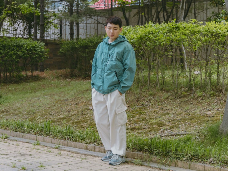  코오롱스포츠 x 놀면 뭐하니 (유재석, 이미주, 주우재 봄 아우터 및 신발 패션)