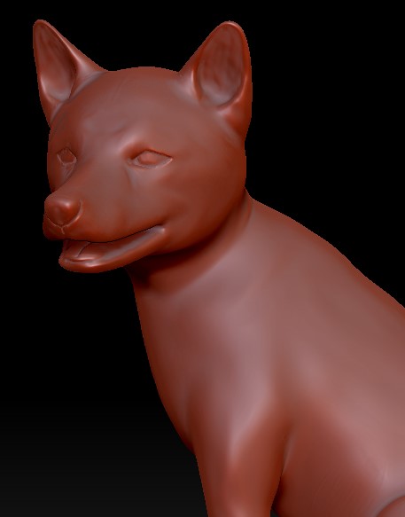  강아지 그리기 지브러쉬로 3D 강아지 모델링 첫시도