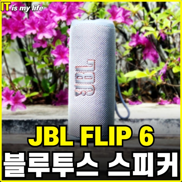 JBL FLIP6 야외에서 듣기 좋은 빵빵한 사운드의 휴대용 블루투스 방수 스피커 플립6