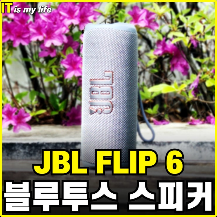  JBL FLIP6 야외에서 듣기 좋은 빵빵한 사운드의 휴대용 블루투스 방수 스피커 플립6