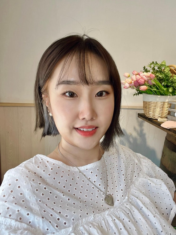  마들미용실 살롱드우기 신나리 실장님 톤다운 염색, 태슬컷 단발 후기 노원미용실 추천