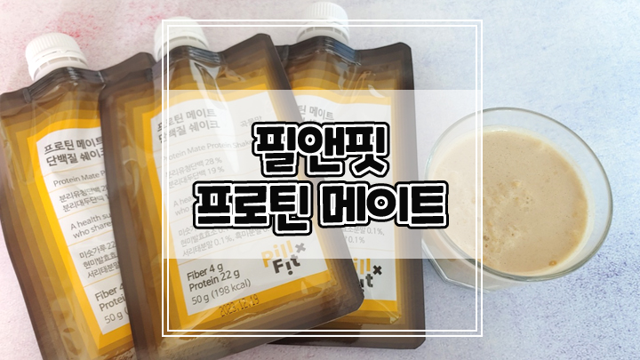  핏앤핏 프로틴메이트 단백질쉐이크로 간편하게 프로틴 다이어트 하세요