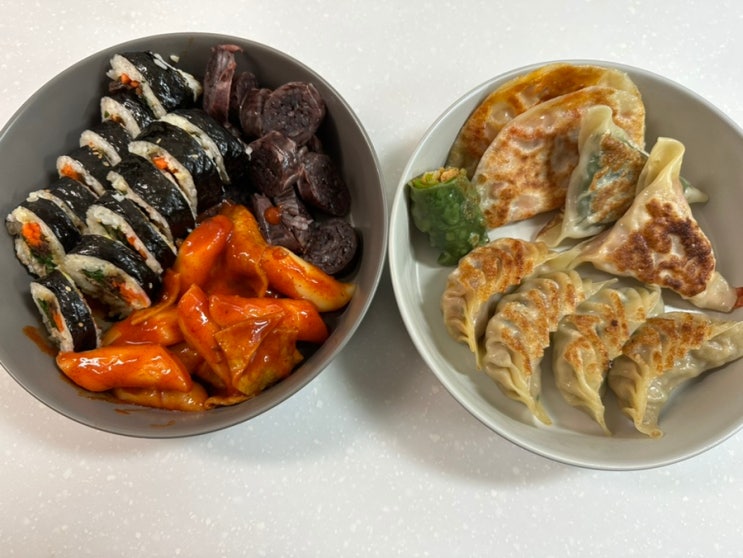  롯데 백화점 분당점 식품관 한미 분식 김떡순 후기