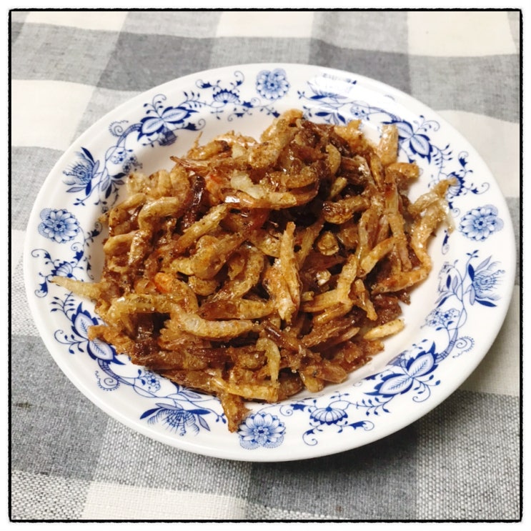  물고기두마리 강화섬 마른새우 맛있는 밥반찬 건새우볶음 만들기 리뷰
