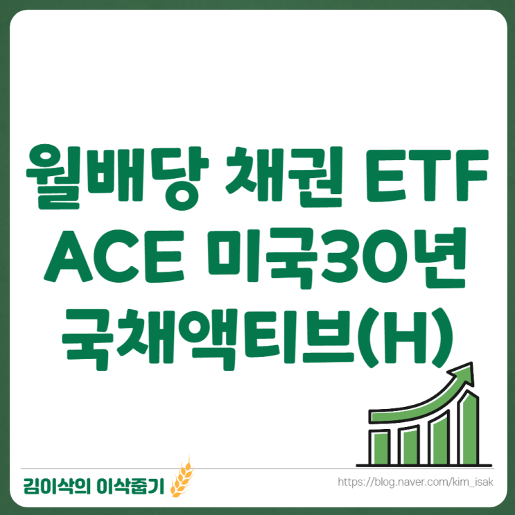  월배당 채권 ETF ACE 미국30년국채액티브(H)