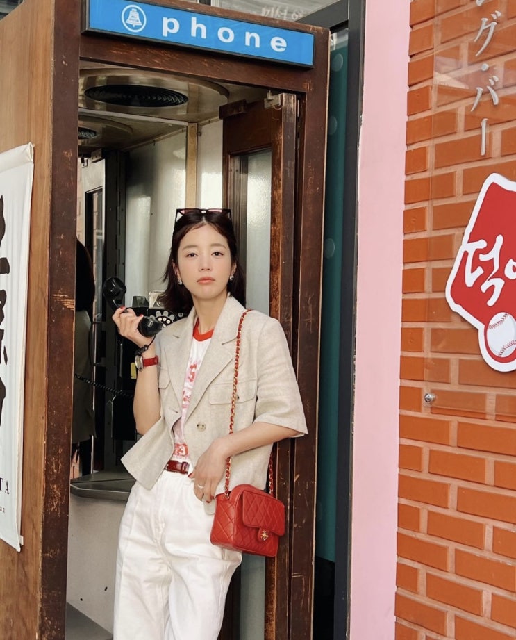  기은세 인스타그램 옷 온앤온 반팔자켓 여름코디+예쁜 사복패션