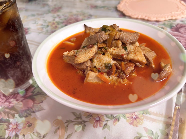  대패삼겹살 라면 맛있게 끓이기