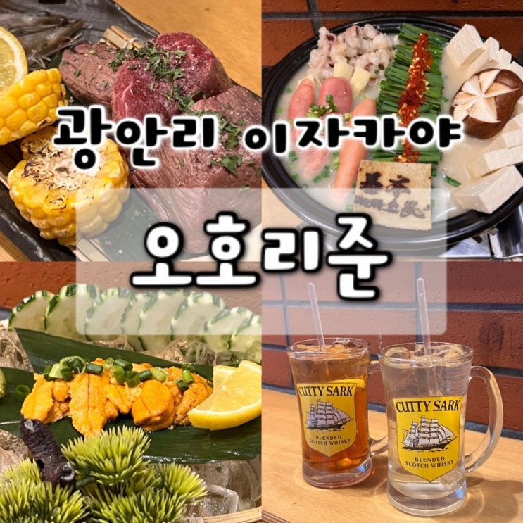 광안리 이자카야 / 오호리준 광안리점 재방문 후기