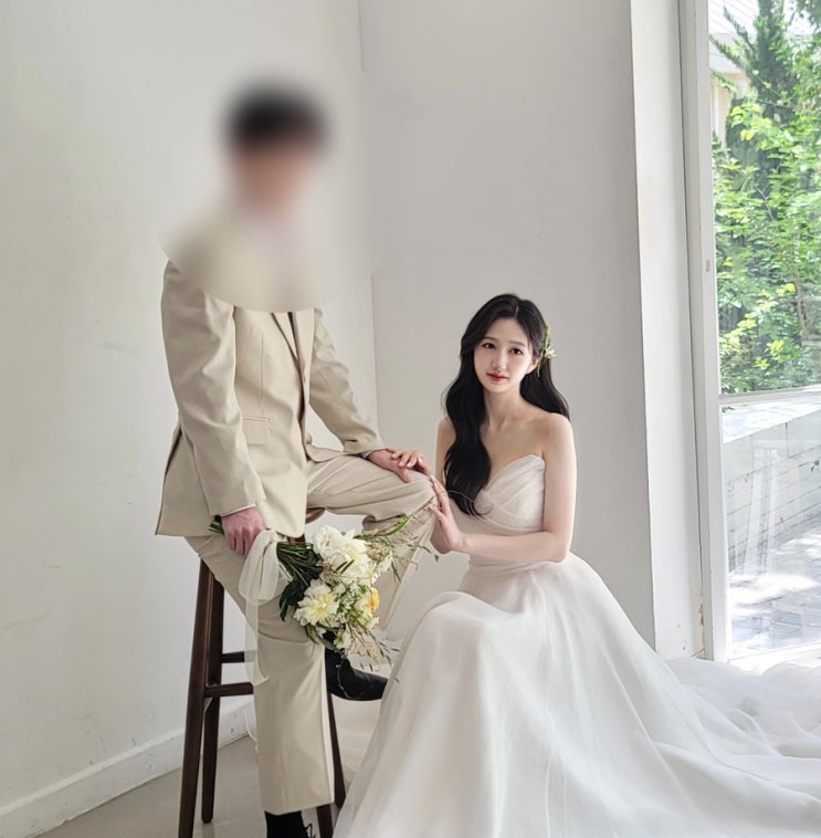  W07. 웨딩촬영 후기ෆ #보다연희재 #블랑해리 #헤어변형 진짜 강추...!