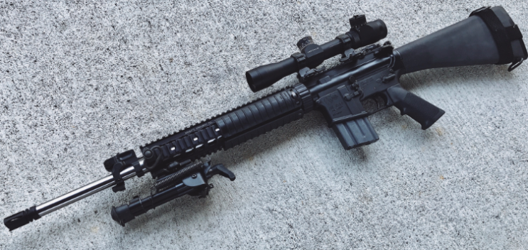 M16 소총을 기반으로 만든 미해병대의 지정사수소총 SAM-R의 역사와 제원