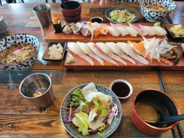  구미옥계동맛집, 3년단골집 초심의 변함없는 맛(모듬초밥 후기)