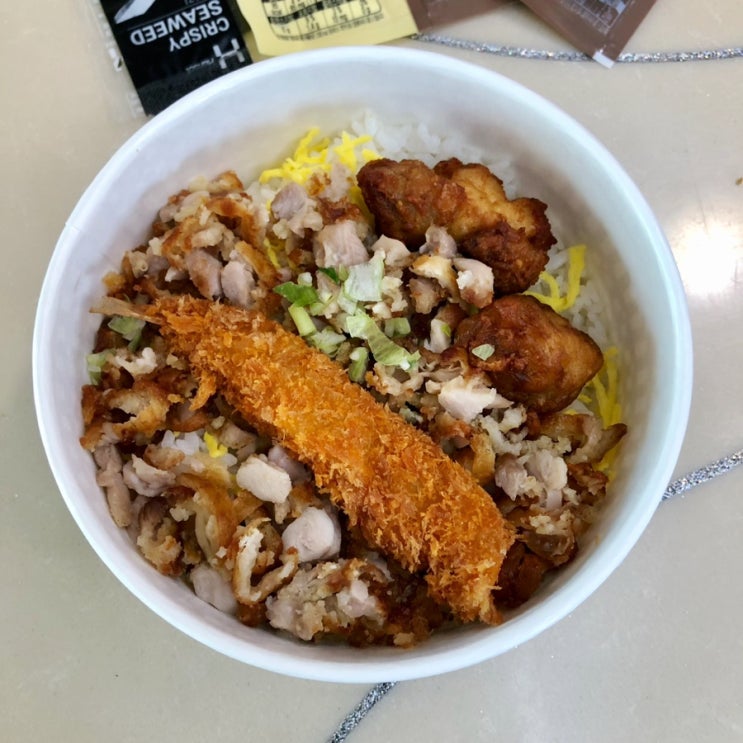  한솥도시락 메뉴판 송도 맛집 존맛 메뉴 치킨마요