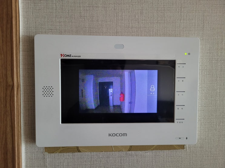  수원 영통구 매탄동 매탄위브하늘채 코콤 비디오폰 K6B VP-70A 교체 설치