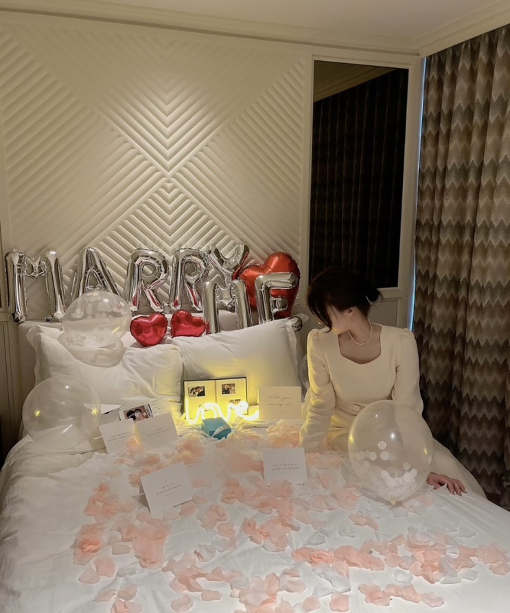  Will you marry me ?  #프로포즈받은날