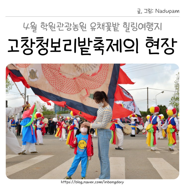  고창청보리밭축제의 현장, 학원관광농원 유채꽃밭