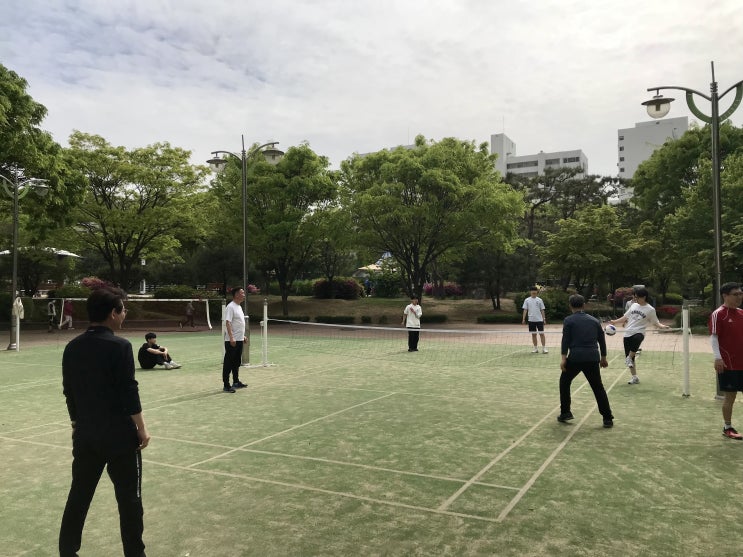  족구 친선경기