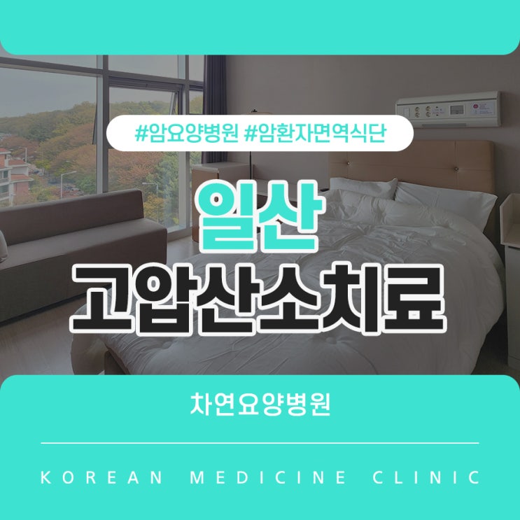  일산 고압산소치료 하는 곳에서 요양까지