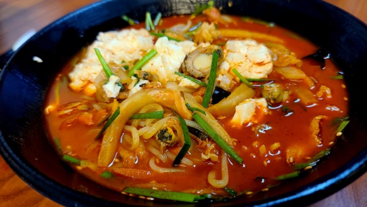  송탄맛집 매운맛조절가능 우삼겹의품격 낚무맛조이짬뽕