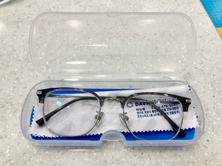 [경기도 안양] 안양안경 다비치안경 안양비산점에서 블루라이트차단 안경 맞추기