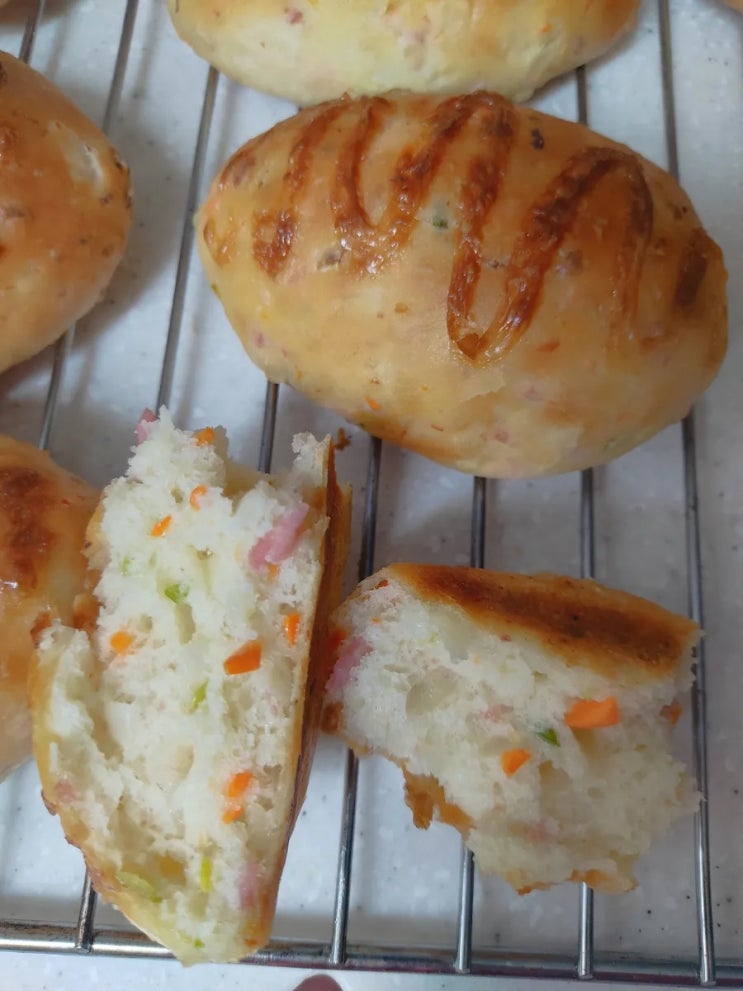  야채빵 만들기