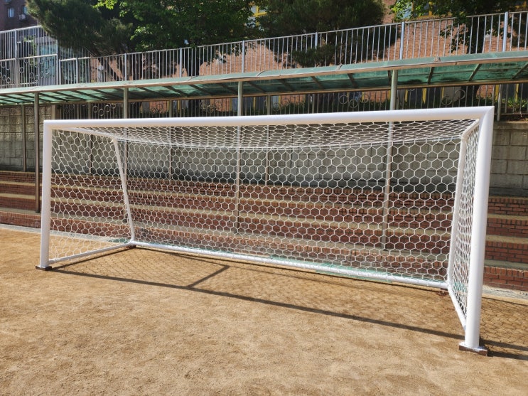  [날개스포츠] 서울연광초교 축구골망(육각망) 교체, 축구골망(고급형) 설치 작업