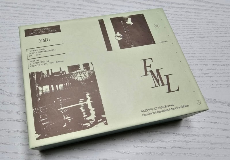 SEVENTEEN 第10張迷你專輯《FML》Kit版開箱！等不及配送就先買了