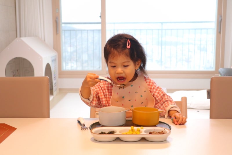 [유아식기] 오덴세 레고트 미니 아이 그릇 직접써본 솔직후기(+실리콘큐브,흡착기)