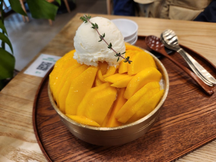  송도 빙수 올리버브라운 후기