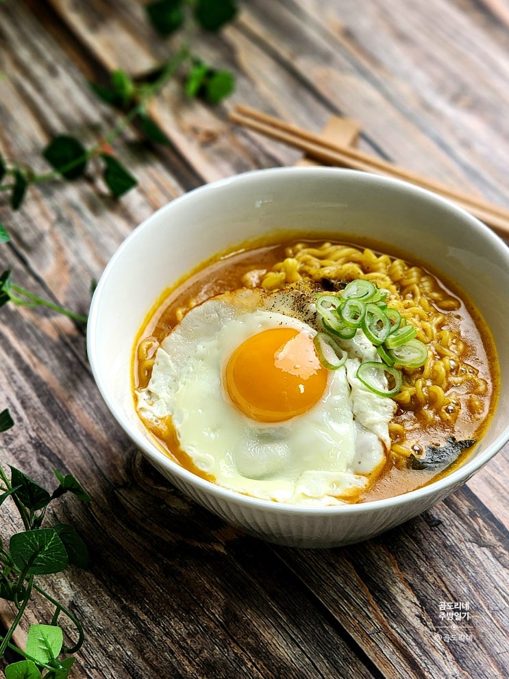  백종원 카레라면 레시피 꾸덕한 라면요리 카레라면 만들기
