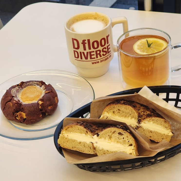  [용인] 주차장이 있는 베이글 맛집, 용인 에버랜드 대형카페 : 디플로어