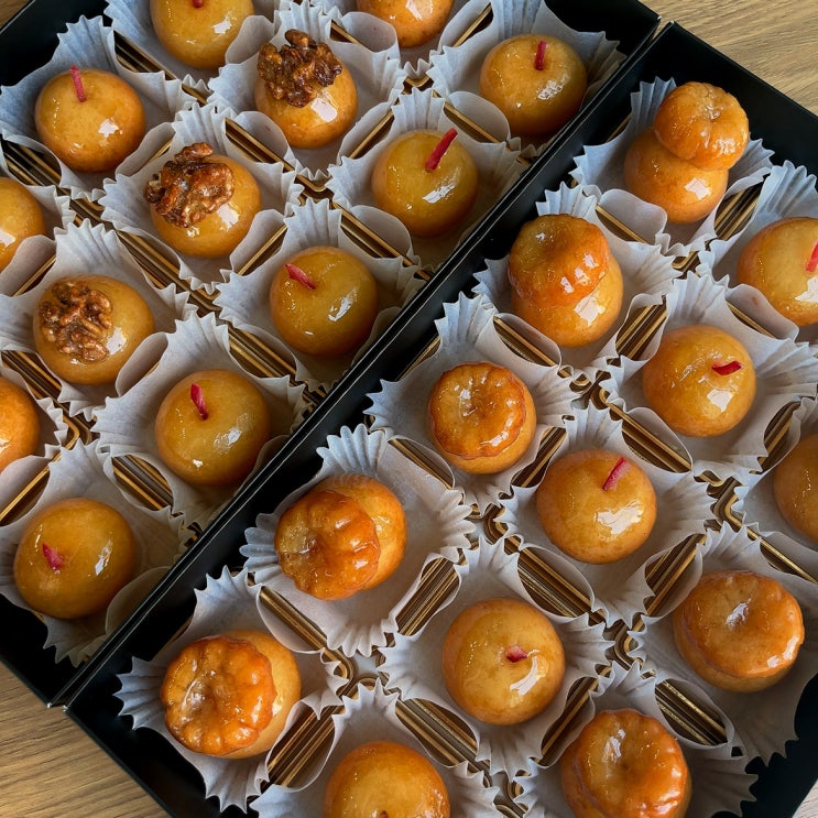  [카페몽키]센스있는 부산상견례선물 격식있는 한식디저트 개성주악 선물은 여기로