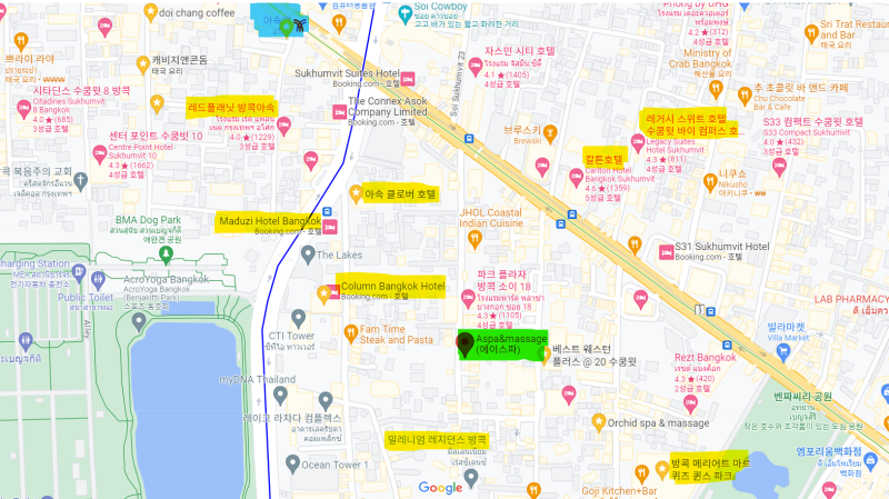방콕 마사지샵 에이스파 마사지 가격 좋은곳 추천 (아속역) : 네이버 블로그