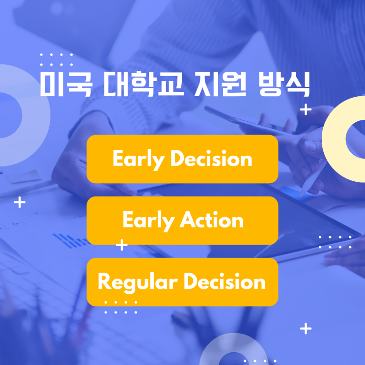  미국 대학 지원, 선착순으로 유리할 수 있다구요?  (Regular와 Rolling Admission)