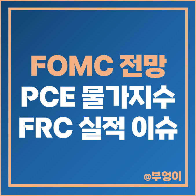 다가오는 미국 5월 FOMC 회의 일정 : 낮아지는 기준금리 베이비스텝 인상 발표 전망 (ft. FRC & 4월 PCE 물가지수 예상)